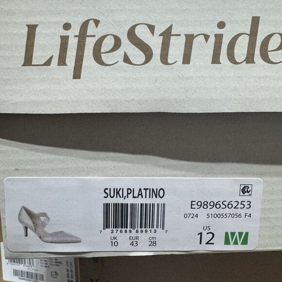 Lifestride Womens Suki Pump Heel Size 12 Wide - Picture 6 of 6